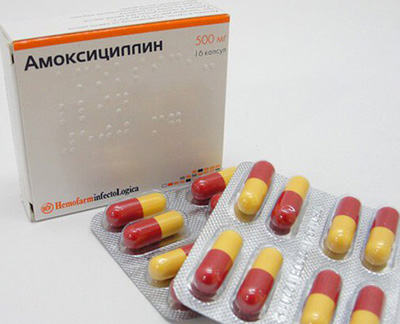 Амоксицилин - один из актуальных при потнице антибиотиков